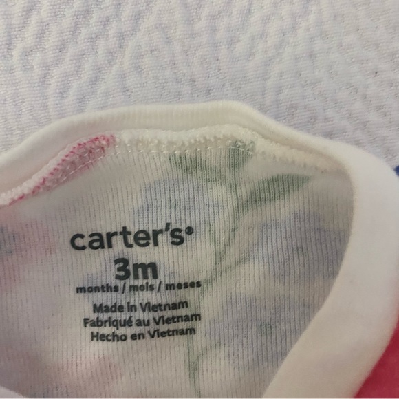 Carter’s Onesies Footie Bundle with Bows - Picture 3 of 4